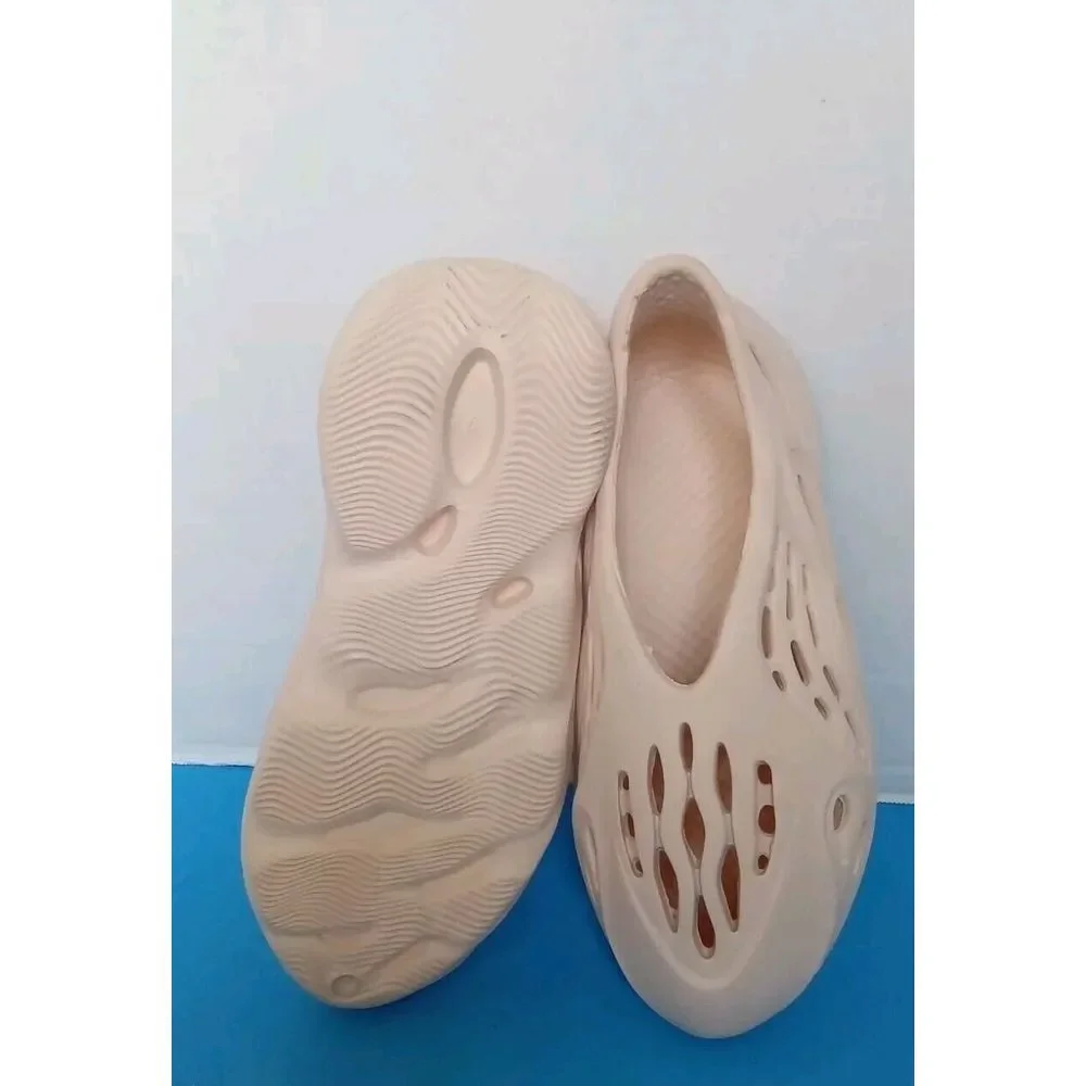 Clogs Sandals Slides Comfort Slip On Shoes Beige‎ Neutral Color Size?